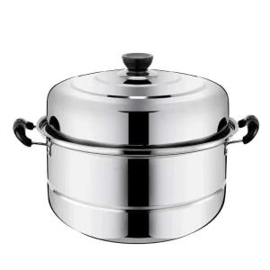 Jiaxun | Stainless Steel 304 Extra Thick Double Layer Large Steamer Pot