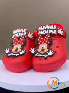 💥พร้อมส่ง! ถูกกว่าห้างฯ💥🥾 รองเท้าเด็กหัวโต รองเท้ามินนี่ Minnie ลิขสิทธิ์แท้100%🐹รองเท้าเด็ก สวมหัวโตเด็ก รุ่น MNH224-227 - MFS