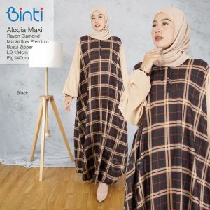 DRESS JUMBO ALODIA MAXY LD 134 3XL XXXL BAHAN RAYON DIAMOND By BINTI GAMIS JUMBO TERBARU DRESS JUMBO TERBARU BUSANA MUSLIM JUMBO PAKAIAN JUMBO