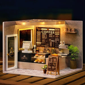 DIY Dollhouses Kit With Furniture Small House Scene Model Miniature Doll House Wooden Assembly Model Toy For Kid Birthday Gifts