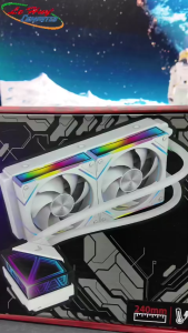 Quạt Tản Nhiệt Máy Tính AIO VSP ICE G240 White - Đen - Hàng Chính Hãng