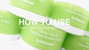 By Wishtrend Green Tea & Ceramide Barrier Cream 50g for Hydration & Barrier Care