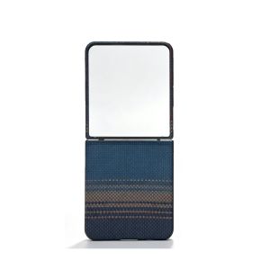 for Samsung Galaxy Z Flip 8 /7 Carbon Fiber Case Aramid Fiber Cover Ultra-Thin Lightweight Armor Protective Cover Durable Sturdy