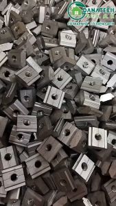 Con trượt nhôm định hình cho phụ kiện lắp tấm pin mặt trời | hợp kim nhôm độ cứng cao T5-6005 mạ toàn phần Anodize