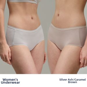 DOMIAMIA | Breathable Antibacterial Flattering Womens Briefs Medium Waist Bamboo Cotton Blend