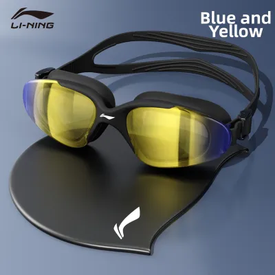 Li-Ning | Anti-fog Waterproof Clear Mens Professional Racing Swimming Goggles Kit