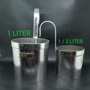 [ SERBA MURAH ] CANTING MINYAK LITERAN UKURAN KAPASITAS 1 LITER & 1/2 LITER  ( DAPAT 2 PCS )