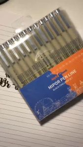 HIGHTUNE Micron Pen Detail Drawing Pen Fineliners Sketch Brush Pen Set: Art Markers for School Supplies