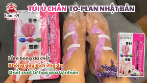 TÚI Ủ CHÂN GIÚP LOẠI BỎ DA CHẾT Ở CHÂN TO-PLAN NHẬT BẢN (1 TÚI DÙNG CHO 1 ĐÔI BÀN CHÂN)