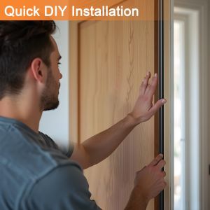 Silicone Door Weather Stripping Door Seal Strip SelfAdhesive Door Weatherstripping Soundproofing Door Sealing Strip for Windows