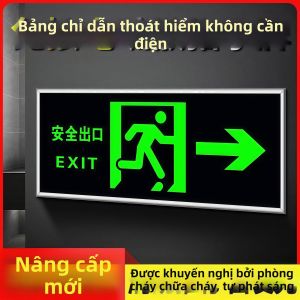 Biển Hiệu Thoát Hiểm Phát Sáng trong Đêm Không Cần Điện