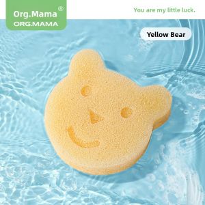 Natural Baby Bath Sponge Cotton Baby Scrubbing Tool Bath Cotton for Infants And Toddlers Bathing Essential Baby Supplies