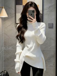 DANTING | High-end High Neck Asymmetrical Loose Stylish Knitwear