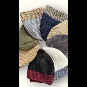 Runastore1 - Peci rajut kopiah songkok kombinasi warna pria muslim dewasa model marapi mato aia