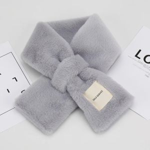 Khăn Quàng Cổ Lông Thỏ Giả Mùa Đông Dành Cho Nữ Chất Liệu Mềm Mại Màu Trơn Giữ Ấm Cổ Cho Người Lớn Và Trẻ Em Phụ Kiện Thời Trang Ấm Áp.