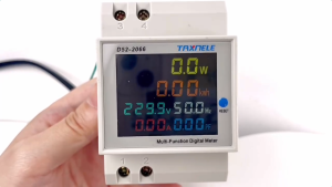 TAXNELE D52-2066 6IN1 AC monitor 220V 100A Voltage Current Power Meter Frequency Factor KWH energy meter