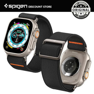 Spigen Lite Fit Ultra Band Designed for Apple Watch Band for Apple Watch Ultra (49mm) Series 8/7 (45mm) Series SE2/6/SE/5/4 (44mm) and Series 3/2/1 (42mm) Nylon Solo Loop