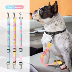High Elasticity Pet Dog Safety Belt Car Fixed Automobile Safety Belt Secure Rope Pet Essential Traveling Supplies