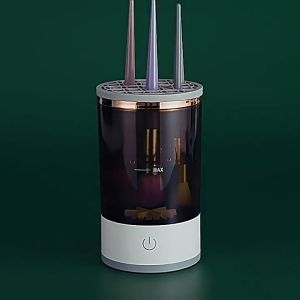 Alat Pembersih Kuas Make Up Lukis Elektrik Otomatis Makeup Brush Cleaner Electric Portable