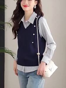 Stylish Diverse Knit Sleeveless Vest