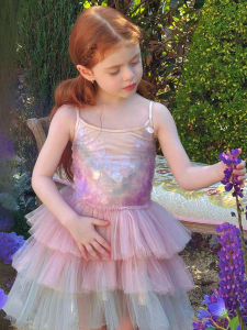 Summer Mermaid Princess Birthday Dress