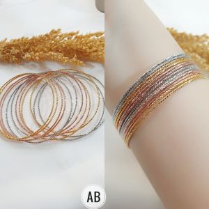 Gelang Keroncong Kombinasi Isi 12 Pcs Dimensi Xuping Perhiasan Fashion Wanita Dewasa Xpidgx14