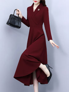 DAIXIANGFEIZI | Trendy Waist-Accentuating Dress Long Sleeve