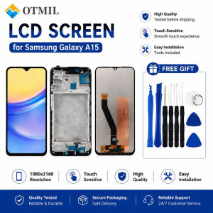 Display Screen For Samsung A15 A155F A155F/DSN A155M TFT With Frame A155M/DS A155P A156B/DS A156U A156U1 A156U1/DS With Tools