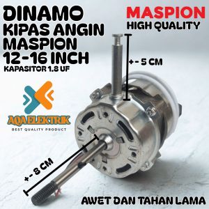 DINAMO KIPAS ANGIN MASPION BOSHING 12-16 INCH KAPASITOR 1.8 UF HIGH QUALITY