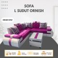 [GRATIS ONGKIR] Sofa Ruang Tamu Sofa Minimalis Sofa Sudut L Ornish Bahan Bludru Mix Oscar. 
