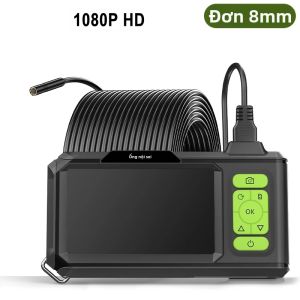 Máy Nội Soi Công Nghiệp Màn Hình IPS 4.3 Với Ống Kính Tự Động Lấy Nét Camera Video Đầu Dò USB Dùng Cho Kiểm Tra Ô Tô Có Các Tùy Chọn Đơn/kép/ba Đầu Dò