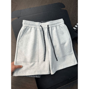ZHUOCAN | Quần Short Dáng Rộng Kiểu Quần Tây Phối Họa Tiết Caro Mỹ