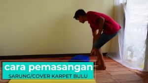 Sarung Karpet Bulu Rasfur Anti Slip 200x120cm / ANTI SLIP LP