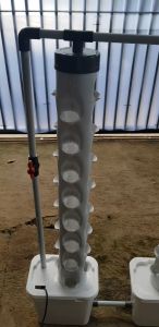 Paket Set Pipa Hidroponik Vertikal Vertikultur 3/4 Tower Siap Tanam