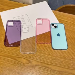Clear Soft Thin Phone Case  For iPhone 17 Air 16 E 15 Plus 14 13 12 Mini 11 pro max SE 2020 2022 8 7 6 X XS XR Shockproof Cover