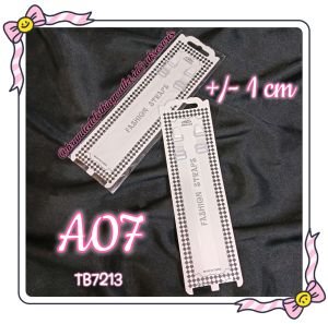 (1PSG) TALI BRA TRANSPARAN ELASTIS / TALI BH BENING / TRANSPARENT BRA STRAP / MXT7832