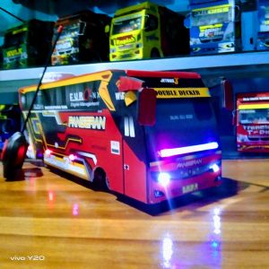 MINIATUR BUS REMOT CONTROL TELOLET BASURI