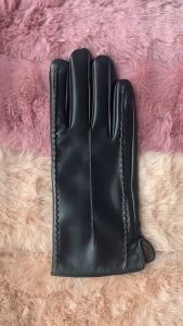 JUNIVE Female Autumn Winter Warm Elegant Touch Screen Mittens Women Gloves Soft Leather Thermal