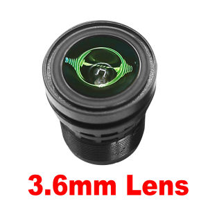 JIENUO | 3.6mm M12 Lens HD Fixed Iris 2MP for CCTV Camera Security Surveillance AHD TVI CVI CCD IP Camera Lens Digital Analog HD CCTV