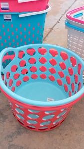 FUJISAN ตะกร้าผ้า ตะกร้าพลาสติก BK34 ตะกร้าอเนกประสงค์ สำหรับใส่เสื้อผ้า ใส่ของ พลาสติกเกรด A แข็งแรง ทนทาน ผลิตในไทย