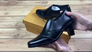 Lika Carla - Sepatu Pantofel Heels Kulit Formal Kerja Wanita Dinas Guru kantoran Pdh Hitam Ready Ukuran Besar jumbo Big Size 41 -44
