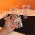 CUP PLASTIK SABLON SENYUM MENYEGARKAN UKURAN 14 OZ 16 OZ 18 OZ 22 OZ 1 SLOP | CUP JUMBO | CUP ES. 