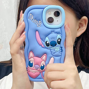 iPhone 15 Case Stich Cute 3D Cartoon Unique Cool Soft Silicone Animal Anime Character Waterproof Protector Boys Kids Girls Gifts Cover Housing Skin Shell for iPhone 15 Pro Max Caes15 Plus 14 Pro Max 13 Pro Max 12 Pro 11 Case