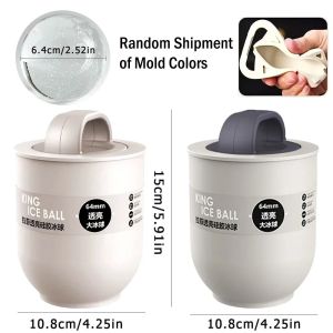 Ice Ball Mold Clear Whiskey Large No Bubbles Food Grade Ice Mold Large Round Ball Ice Tray