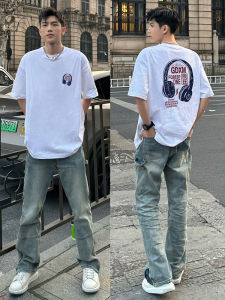 Summer Casual Cotton T-Shirt Mens Short Sleeve Print Design Loose Fit Couples Shirt American Street Style Tagkita Brand