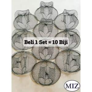 1 Set = 10 PCS Bubu Ketam Tangkul Ketam Bento Ketam Crab Cage Tangkul Bubu Ketam Bubu Baru
