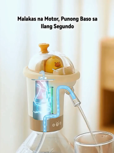 Automatic Water Dispenser Pump for 5 Gallon Bottles USB Rechargeable Fast & Quiet One-Touch Operation BPA-Free