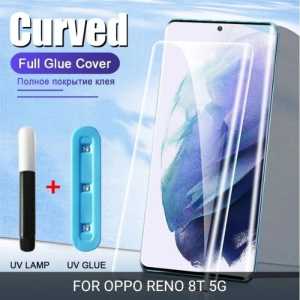 tempered glass full cover UV nano for Oppo Reno 8T 5G screen protector