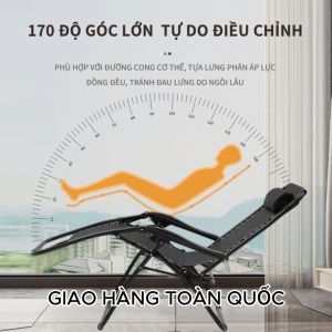 Ghế thư giãn tải 300kg xếp thành giường ngủ trưa văn phòng 179 CAO CẤP XUẤT CHÂU ÂU KO PHẢI CHỢ
