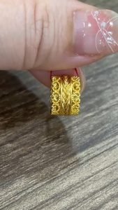 Poh Heng Jewellery 24K Braid Barrel Pendant in Yellow Gold[Price By Weight]